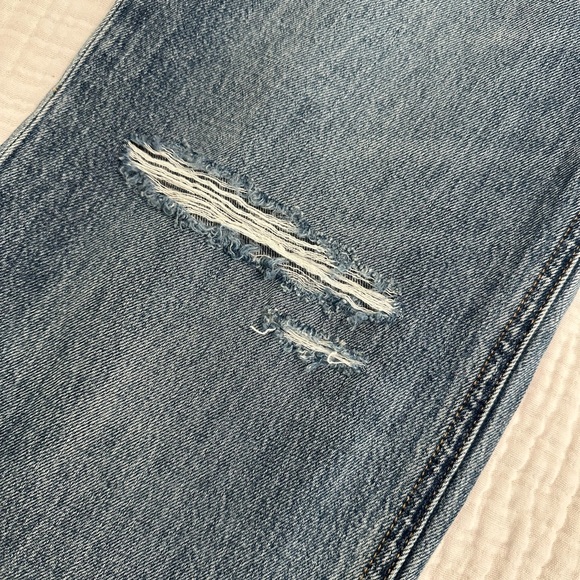 HUDSON Jeans womens Rosie Golden Destructed High-Rise Wide Leg Jean, 23 - Picture 12 of 16